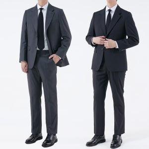 트러수트 시그니처 남자 가을 겨울 밴딩 정장 세트 단체 면접 수트 결혼식 하객룩