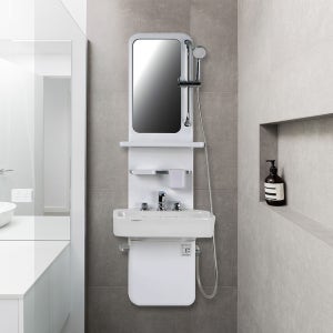 세비앙 작은욕실인테리어 좁은욕실 세면대일체형샤워기 올인-4