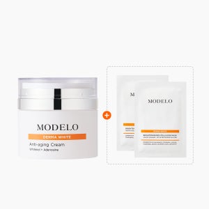 모델로 더마화이트 기미 잡티 미백 크림 55ml (+마스크팩 2매)