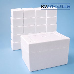 스티로폼박스 아이스박스 소형 택배용 포장용 김치 7kg - 20개