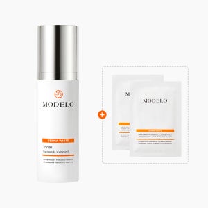 모델로 더마 화이트 토너 125ml (+마스크팩 2매)