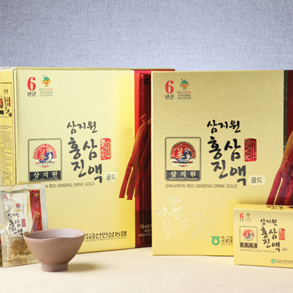 (<b>백제금산인삼농협</b>) 삼지원 홍삼진액골드 (70mlx60포)