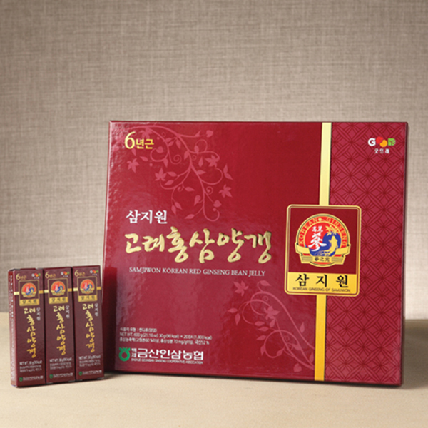 (<b>백제금산인삼농협</b>) 삼지원 고려홍삼양갱 (50gx12개)