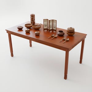 가온공방 원목 높은 제사상 이중다리 접이식 교자상 1500 8~10인용 캡상다리