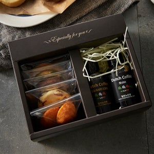 답례쿠키6 더치커피2 수제쿠키 답례품 결혼 결혼식 조문 돌 회사 선물세트 디저트 선택안함