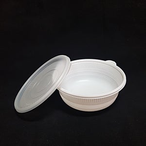 DSK 185 밀폐용기 소 / 1100ml / PP 재질 전자렌지 OK /우동,칼국수,덥밥용기 /150개, 300개 세트(뚜껑포함)
