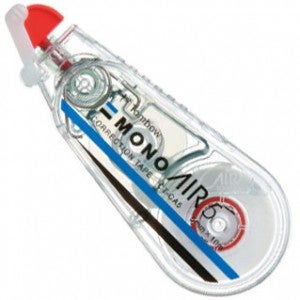 2800 톰보우 모노 에어 수정테이프 (5mmx10m) 낱개 - CT-CA5 스탠다드 레드