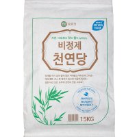 오르코 비정제 천연당 15kg (원당,사탕수수,비정제설탕)