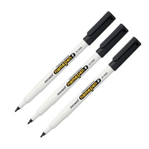 모나미네임펜 F중간 글씨용 검정3P 1세트