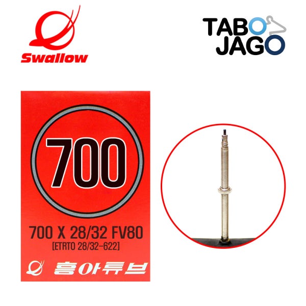 타보자고 흥아 700C 자전거 튜브 700x28c 700x32c FV80 하이브리드 28-622