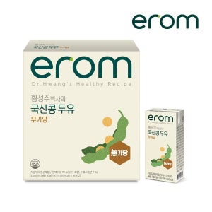 이롬 황성주박사 국산콩두유 무가당 190ml 32팩 (16팩구성)