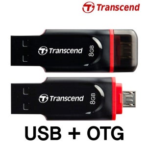 트랜센드 듀얼 OTG USB메모리 스틱 JetFlash340