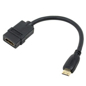 넥시 mini HDMI 변환젠더 케이블 15cm