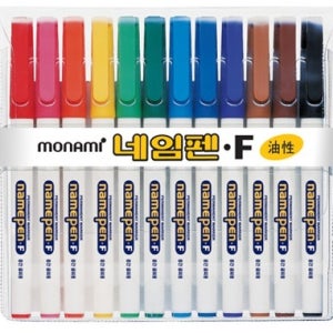 [모나미] 네임펜 12색SET