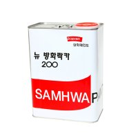 삼화페인트 목재용 방염페인트 뉴방화락카 200 4L 투명 무광