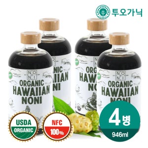 유기농노니쥬스 하와이 100%노니원액 건강음료 4병