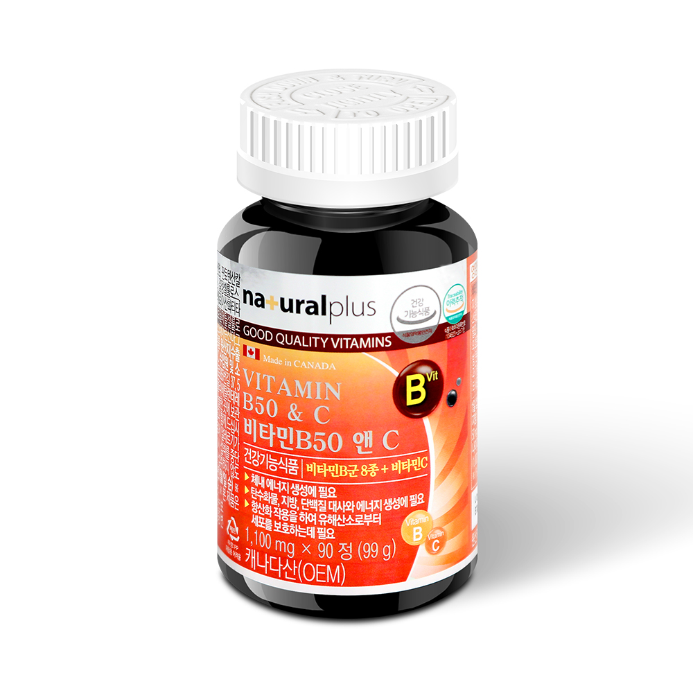 내츄럴플러스 수용성 비타민B군 3개월분 B1 B2 B3 B5 B6 B12