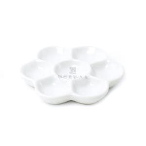 일제 도자기 매화접시 (13.5cm) 동양화 민화 물감 도자기 팔레트