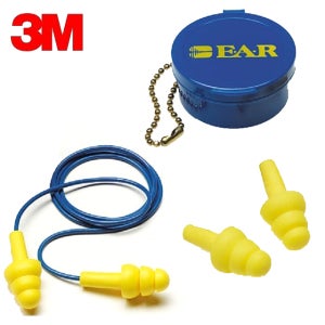 3M 귀마개 울트라핏(케이스포함)-25dB.재사용-1세트)끈형 끈없음형