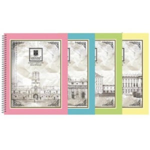 6000 브랜빌 옥스포드 PP 포켓 절취 스프링 노트 (좌철) 레터 Letter (80매입) - ASN10016 = ASN53010 동일상품