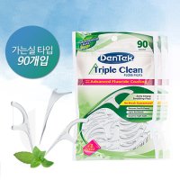 덴텍 트리플 클린 치실 90개입