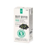 한미메디케어 이롬 황성주 발아약콩 두유 190ml