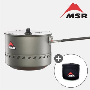 MSR 리액터 스토브 2.5L 포트 세트 리액터 전용 코펠 파우치 포함