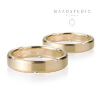 MAADSTUDIO 가이던스링 14k 18k 심플한 금커플링 심플 결혼반지 브랜드