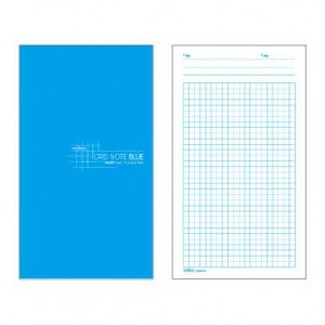 1000 아톰 말리스타 MGN-H03 기능성 방안그리드노트 120x210mm (20매입) - 블루
