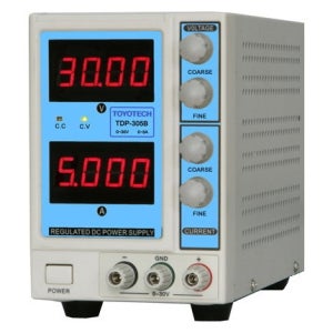 도요테크 TOYOTECH TDP-305B 가변형 DC 전원 공급기 (1채널 30V/5A, 초소형,경량 타입,4디지트)