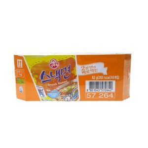 스낵면컵 62Gx6입/오뚜기