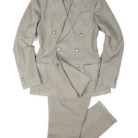 TESSUTI DI SONDRIO DOUBLEBREAST BEIGE SUIT