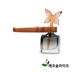 천연 편백나무 오일 자동차 디퓨저 나비 차량방향제