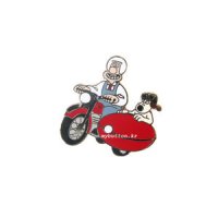 [ETC][Pin]Wallace&Gromit(Motorbike).월레스와 그로밋 뱃지