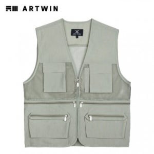 A-942 아트윈 망사조끼(베이지-통풍성)