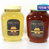 소백산 꿀 사양 아카시아 잡화 야생화 밤꿀 소백산 벌꿀 2.4kg 국내산