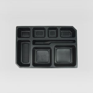 다회용 식판 1box(뚜껑 호환 불가) - 한통도시락 배달전용 보온 일회용식판