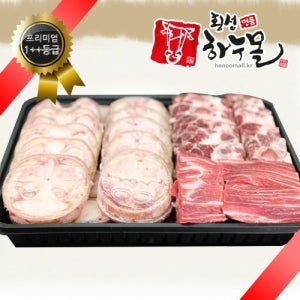 [우족모듬세트] 1++등급 한우족1.8kg+잡뼈2kg+사태300g