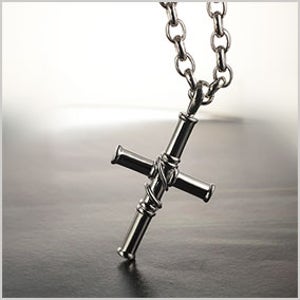 주문제작 십자가 백금목걸이2
