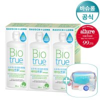 [바슈롬] 바슈롬 리뉴 바이오트루 500ml x3개 + 120ml 렌즈세척액