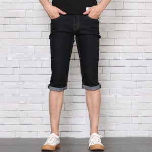 위드진 남자반바지/7부 블랙 생지데님(D014-3)