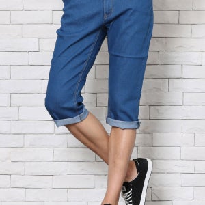 위드진 남자반바지/7부 블루 생지데님(D014-1)