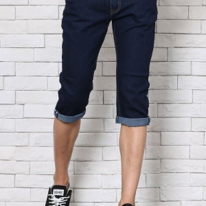 위드진 남자반바지/7부 딥블루 생지데님(D014-2)