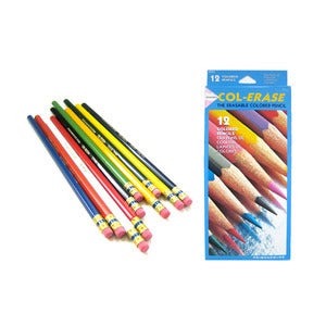 프리즈마 샌포드 COL-ERASE 애니메이션 색연필 낱색1타-12자루