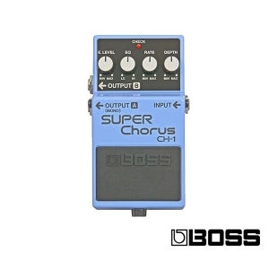 보스 슈퍼 코러스 기타 이펙터 CH-1 휴대용 소형 풋 페달 꾹꾹이 CH1 BOSS
