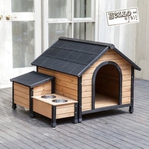 헬로망치 원목 대형개집 강아지 하우스 HS-A8000