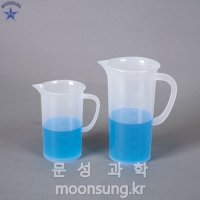 문성과학 핸들비이커 비커 PVC