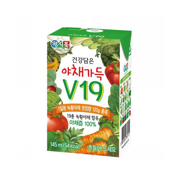 정식품 베지밀 건강담은 야채가득 녹황야채 음료