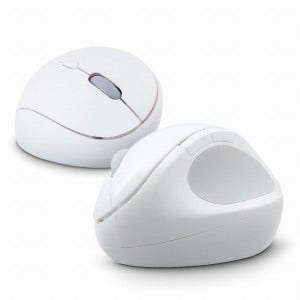 건평정보통신 IPLEX WM912 버티컬 무선 마우스 (화이트)