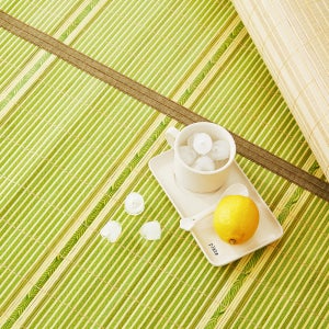 라뽐므 시원한 여름 접이식 5mm 그린 라뽐므 초광 대자리 돗자리